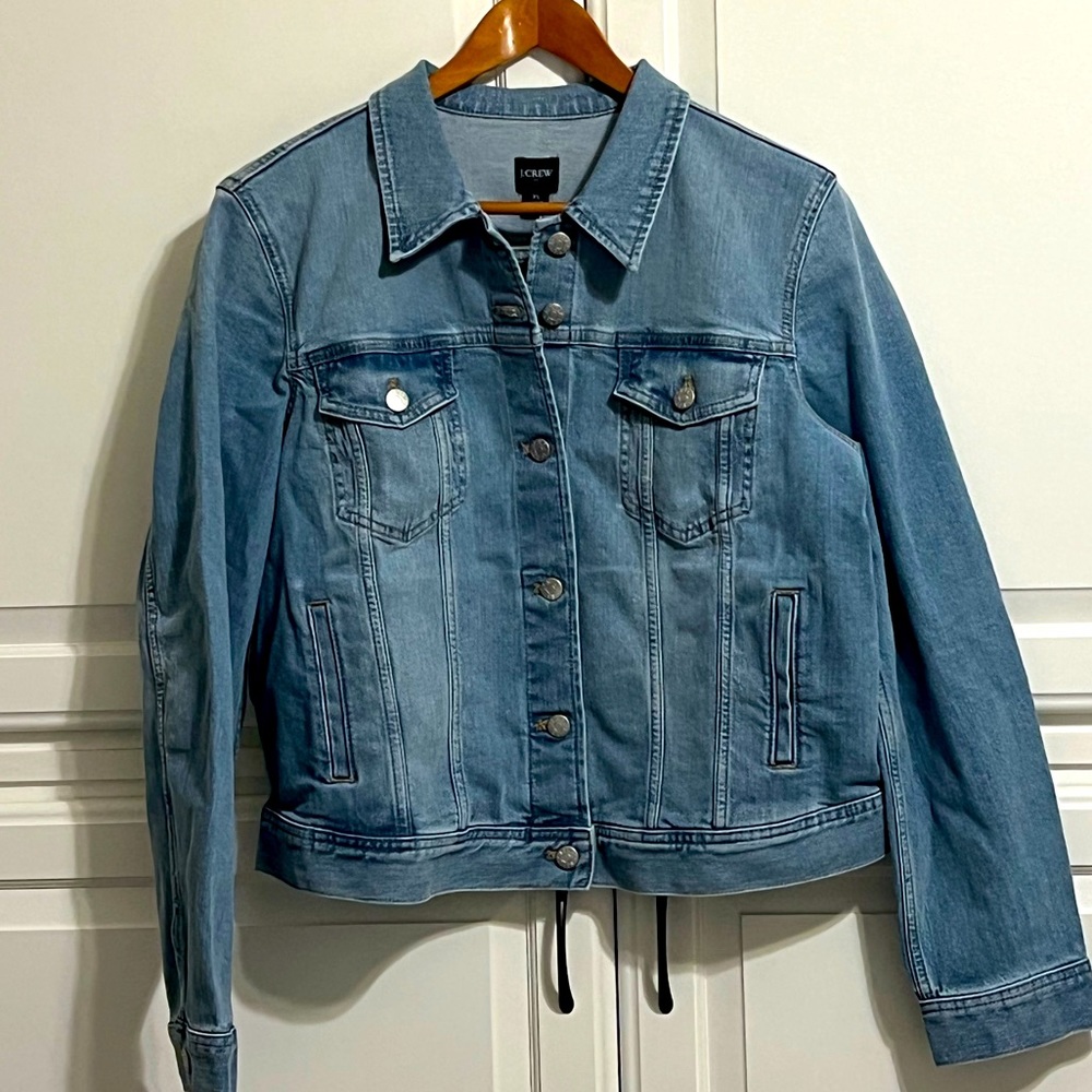 J. Crew Jean Jacket Size XL